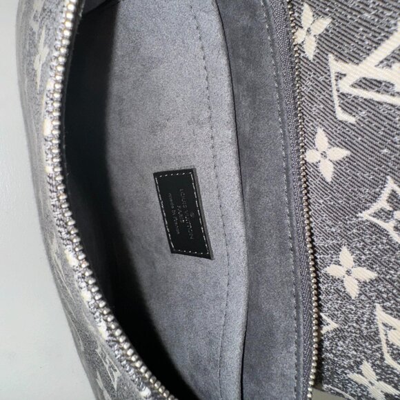 Louis Vuitton Monogram Jacquard Denim Neverfull MM w/ Pouch - Picture 6 of 14